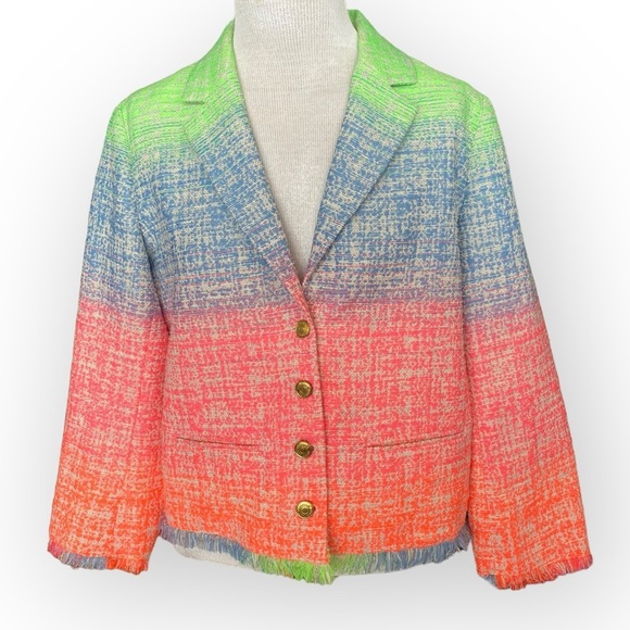 T-032 Vilagallo Elvira Tweed Jacket - Picture 1 of 8